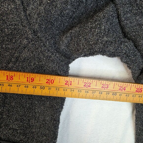Woolrich Womens Medium Charcoal Wool Blend Zip Jacket 80s Deadstock USA Vintage - Picture 11 of 13
